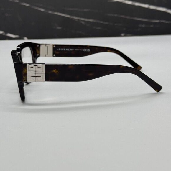 NEW GV50049I 052 GIVENCHY DARK HAVANA UNISEX GIVENCHY EYEGLASSES - Picture 7 of 11